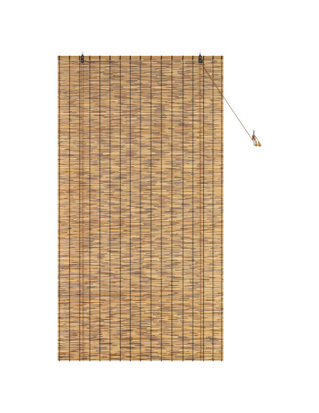 Tenda a rullo Marrone 120 x 220 cm Giunco