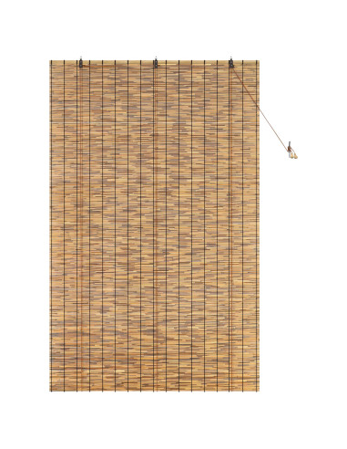 Tenda a rullo Marrone 140 x 220 cm Giunco