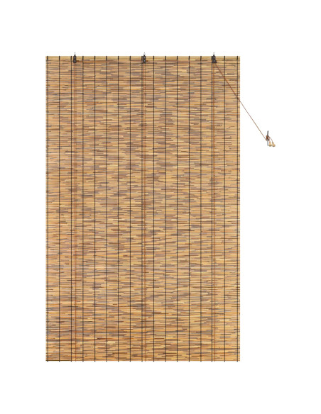 Tenda a rullo Marrone 140 x 220 cm Giunco