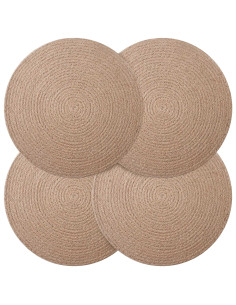 Sottobicchieri in juta 4 pz Naturale 100% Juta Tossa 2