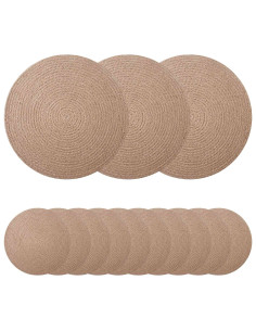 Sottobicchieri in juta 50 pz Naturale 100% Juta Tossa 2
