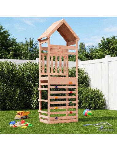 Torre da Gioco per Esterni Naturale Legno Douglas Solido