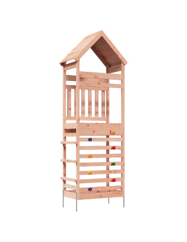 Torre da Gioco per Esterni Naturale Legno Douglas Solido