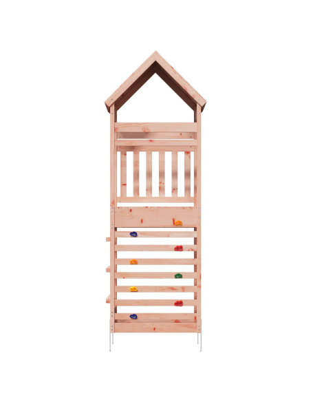 Torre da Gioco per Esterni Naturale Legno Douglas Solido