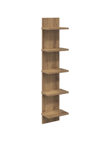 Scaffale da parete Rovere Artigianale 22 x 15 x 100 cm