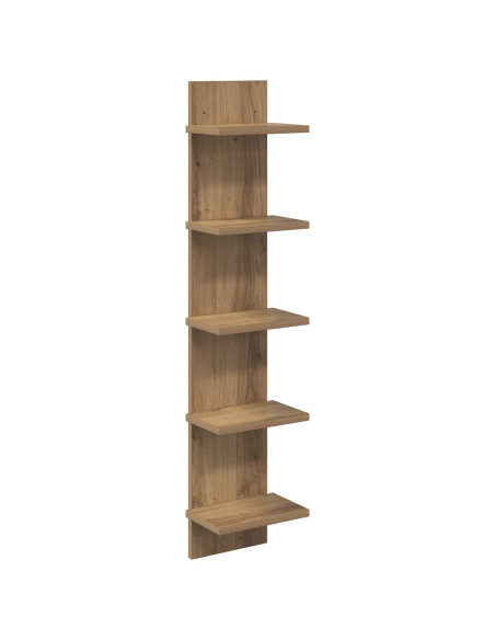 Scaffale da parete Rovere Artigianale 22 x 15 x 100 cm
