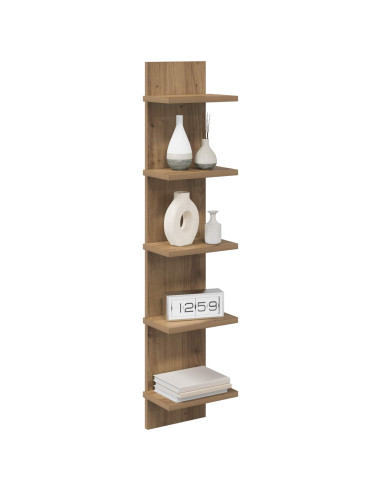 Scaffale da parete Rovere Artigianale 22 x 15 x 100 cm