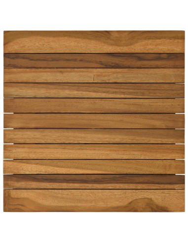 Piano del tavolo 40 x 40 x 3,5 cm Quadrato Legno di teak solido