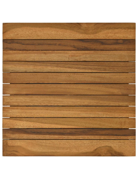 Piano del tavolo 40 x 40 x 3,5 cm Quadrato Legno di teak solido
