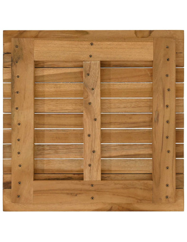 Piano del tavolo 40 x 40 x 3,5 cm Quadrato Legno di teak solido