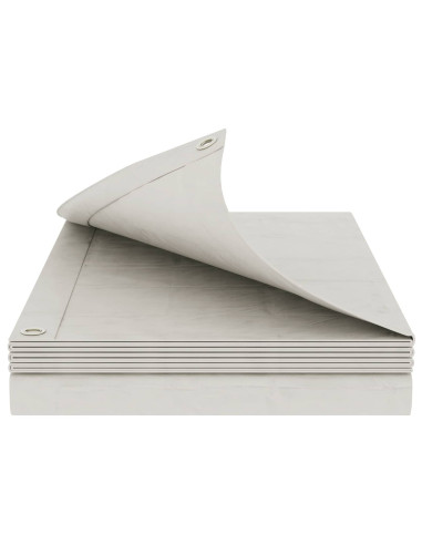 Telo con Occhielli Bianco 3 x 4 m 90 gsm PE