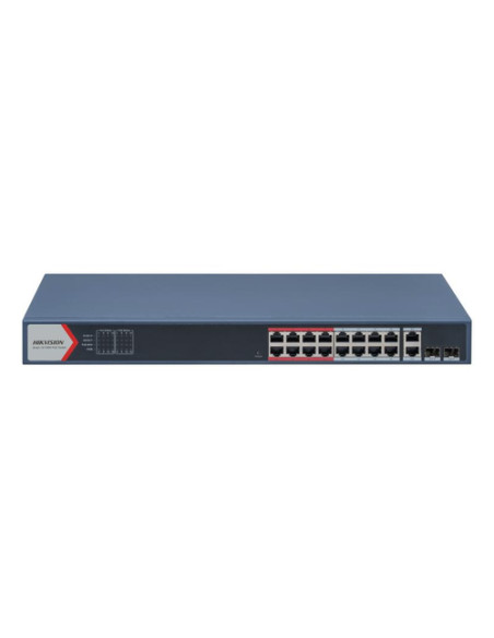HIKVISION SWITCH SMART MANAGED POE 10/100 + UPLINK GIGABIT COMBO