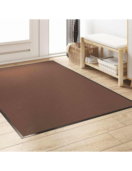 Tappetino Marrone e Nero 120 x 180 cm 100% Poliammide