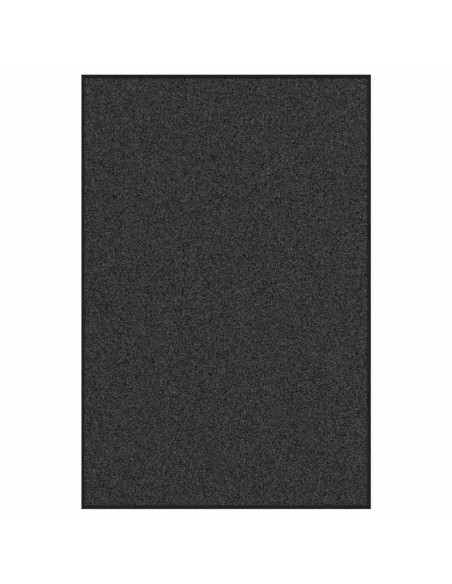 Tappetino Antracite e Nero 120 x 180 cm 100% Poliammide