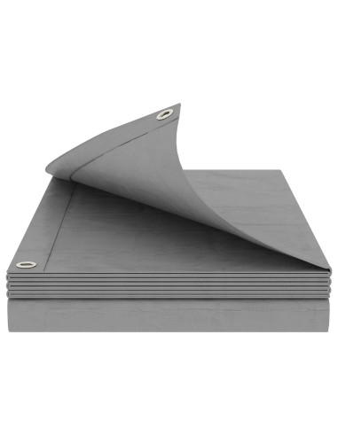 Telo con Occhielli Grigio Chiaro 8 x 12 m 260 gsm PE