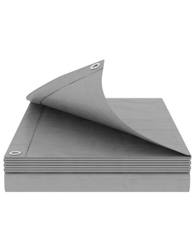 Telo con Occhielli Grigio Chiaro 4 x 5 m 90 gsm PE