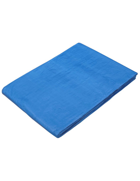 Telo con Occhielli Blu 6 x 12 m 90 gsm PE