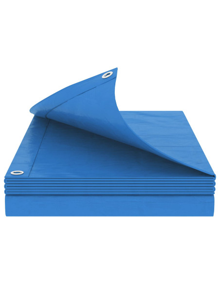 Telo con Occhielli Blu 4 x 4 m 90 gsm PE