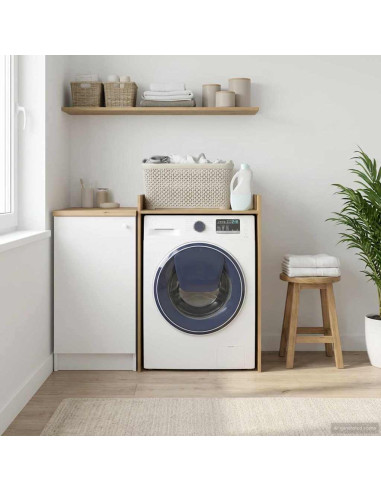 Mobiletto per lavatrice Rovere Artigianale 67,5 x 62 x 97 cm