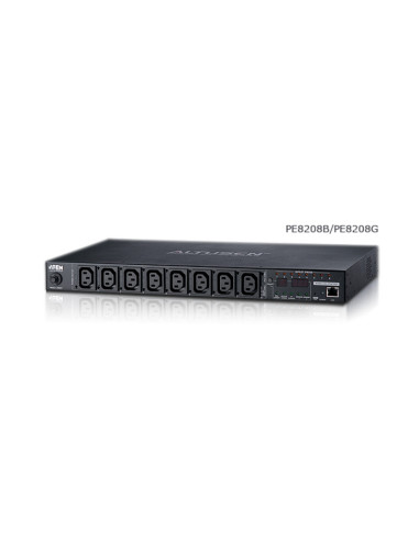 ATEN PDU eco con tecnologia di misurazione e commutazione prese 1U 20A/16A 8-prese