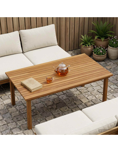 Piano del tavolo 110 x 55 x 3,5 cm Rettangolare Naturale