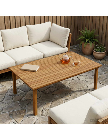Piano del tavolo 120 x 70 x 3,5 cm Rettangolare Naturale