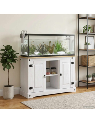 Supporto per Acquario CORONA Bianco e marrone 300 kg