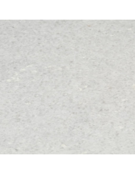 Set Tavolini da Salotto 2 pz Marmo Ottone e Bianco