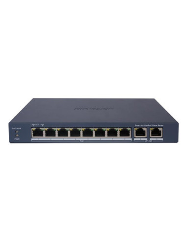 HIKVISION SWITCH SMART MANAGED POE 10/100 8 POE PORTS