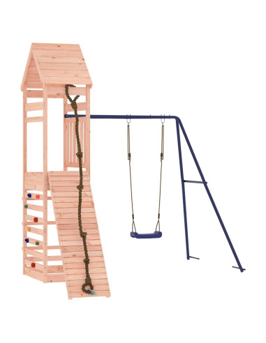 Set da Gioco da Esterno in Legno Massello di Douglas