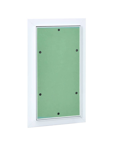 Pannello di Accesso Verde e Argento 20 x 35 cm