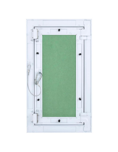 Pannello di Accesso Verde e Argento 20 x 35 cm