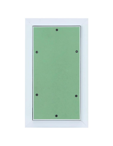 Pannello di Accesso Verde e Argento 20 x 35 cm