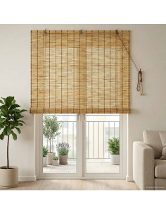 Tenda a rullo Naturale 140 x 220 cm Giunco