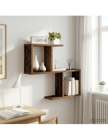 Scaffale da parete Legno antico 60 x 12 x 50,5 cm