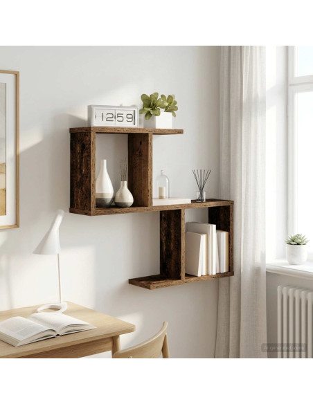 Scaffale da parete Legno antico 60 x 12 x 50,5 cm