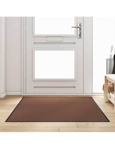 Tappetino Marrone e Nero 120 x 180 cm 100% Poliammide