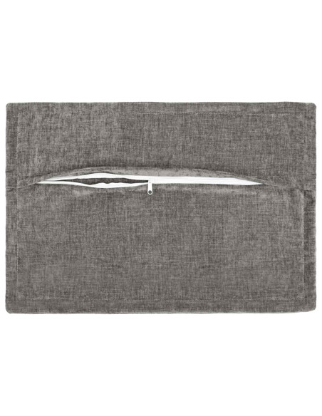 Federa 2 pz HOUTEN Grigio Scuro 30 x 50 cm Tessuto Chenille