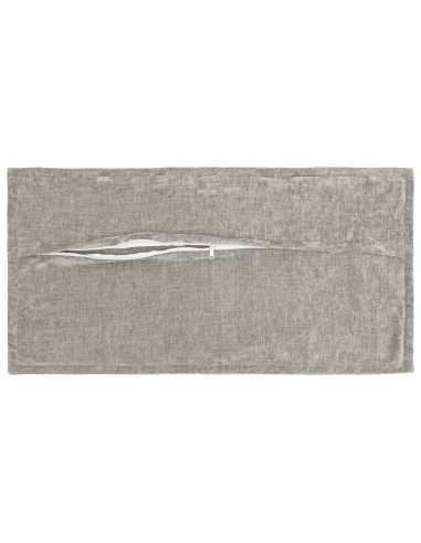 Federa 6 pz HOUTEN Grigio Chiaro 40 x 80 cm Tessuto Chenille