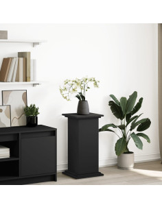 Supporto Espositivo Portaoggetti Nero 31x30x60 cm Truciolato