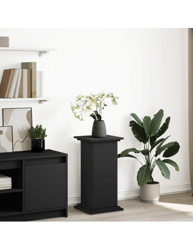 Supporto Espositivo Portaoggetti Nero 31x30x60 cm Truciolato