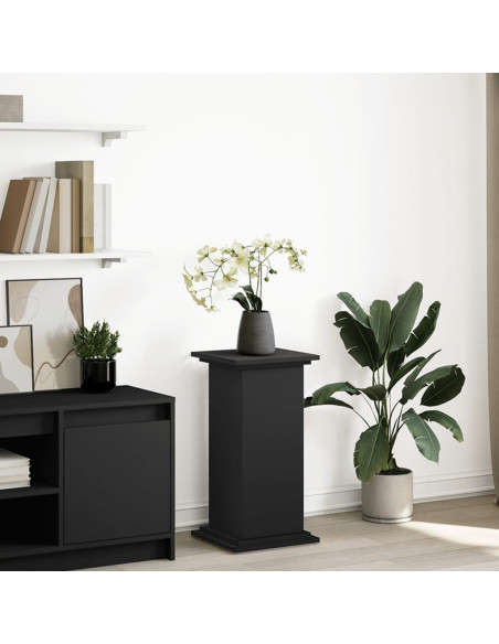 Supporto Espositivo Portaoggetti Nero 31x30x60 cm Truciolato