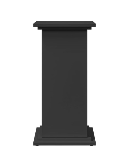 Supporto Espositivo Portaoggetti Nero 31x30x60 cm Truciolato