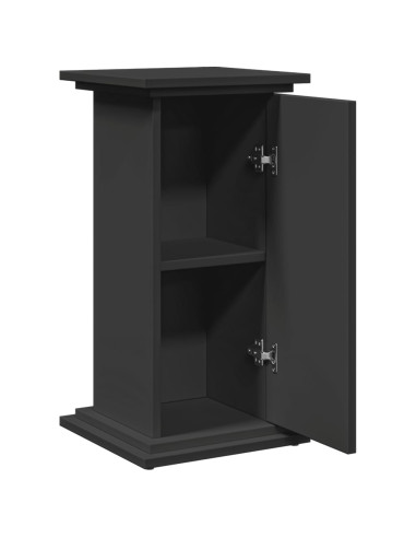 Supporto Espositivo Portaoggetti Nero 31x30x60 cm Truciolato