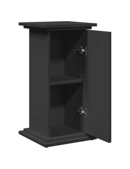 Supporto Espositivo Portaoggetti Nero 31x30x60 cm Truciolato