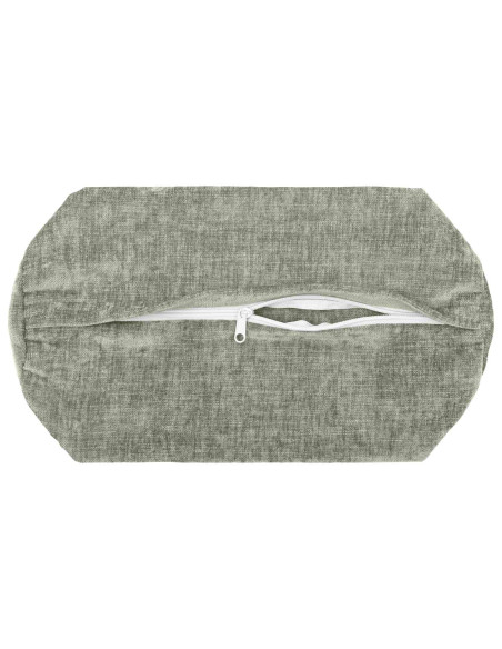 Federa 6 pz HEERLEN Verde Ø 15 x 40 cm Tessuto Chenille