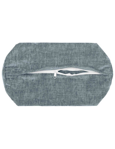 Federa 6 pz HEERLEN Azzurro Ø 15 x 40 cm Tessuto Chenille