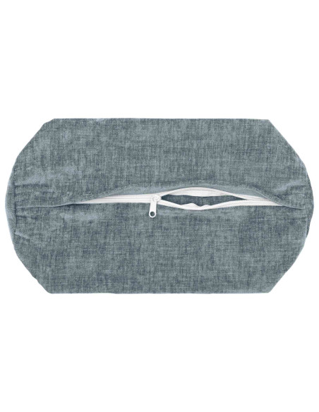 Federa 6 pz HEERLEN Azzurro Ø 15 x 40 cm Tessuto Chenille