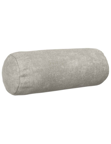 Federa 6 pz HEERLEN Grigio Chiaro Ø 15 x 40 cm Tessuto Chenille