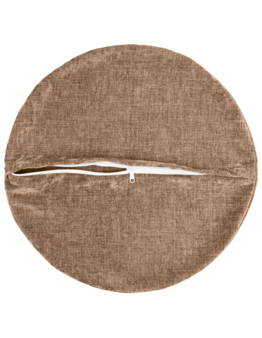 Federa 2 pz HEERLEN Marrone Ø 60 cm Tessuto Chenille